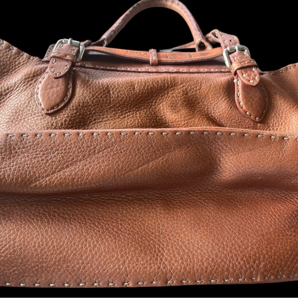 Authentic Copper Fendi Villa Borghese Selleria Bag - Picture 7 of 11